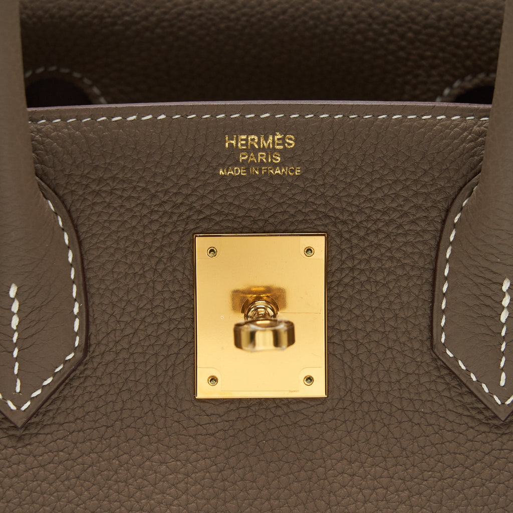 HERMES BIRKIN 30 TOGO ETOUPE GHW