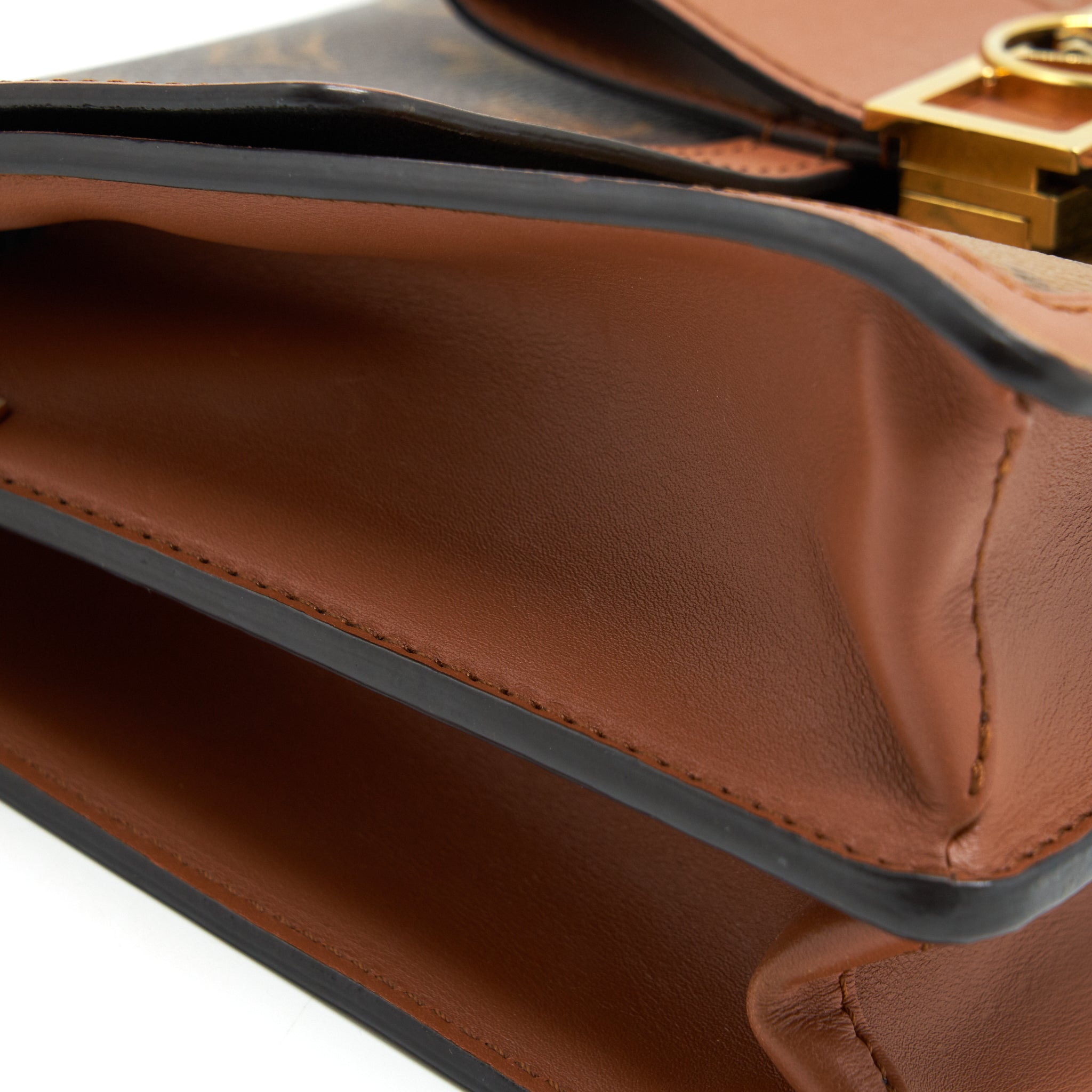 LOUIS VUITTON DAUPHINE FLAP BAG REVERSE MONOGRAM