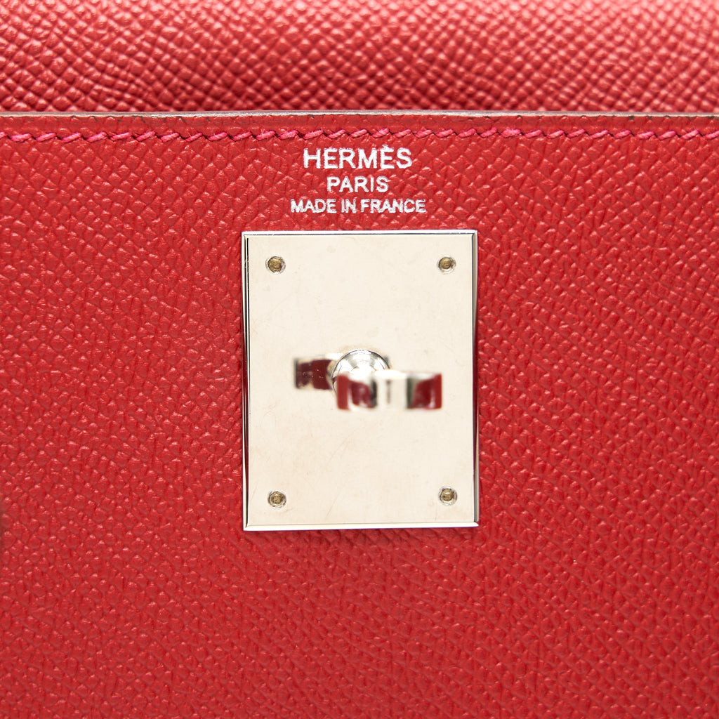 HERMES KELLY 28 Q5 ROUGE CASAQUE SHW