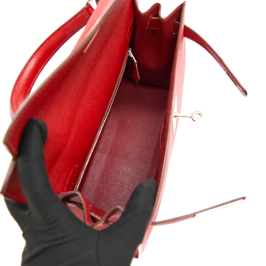 HERMES KELLY 28 Q5 ROUGE CASAQUE SHW