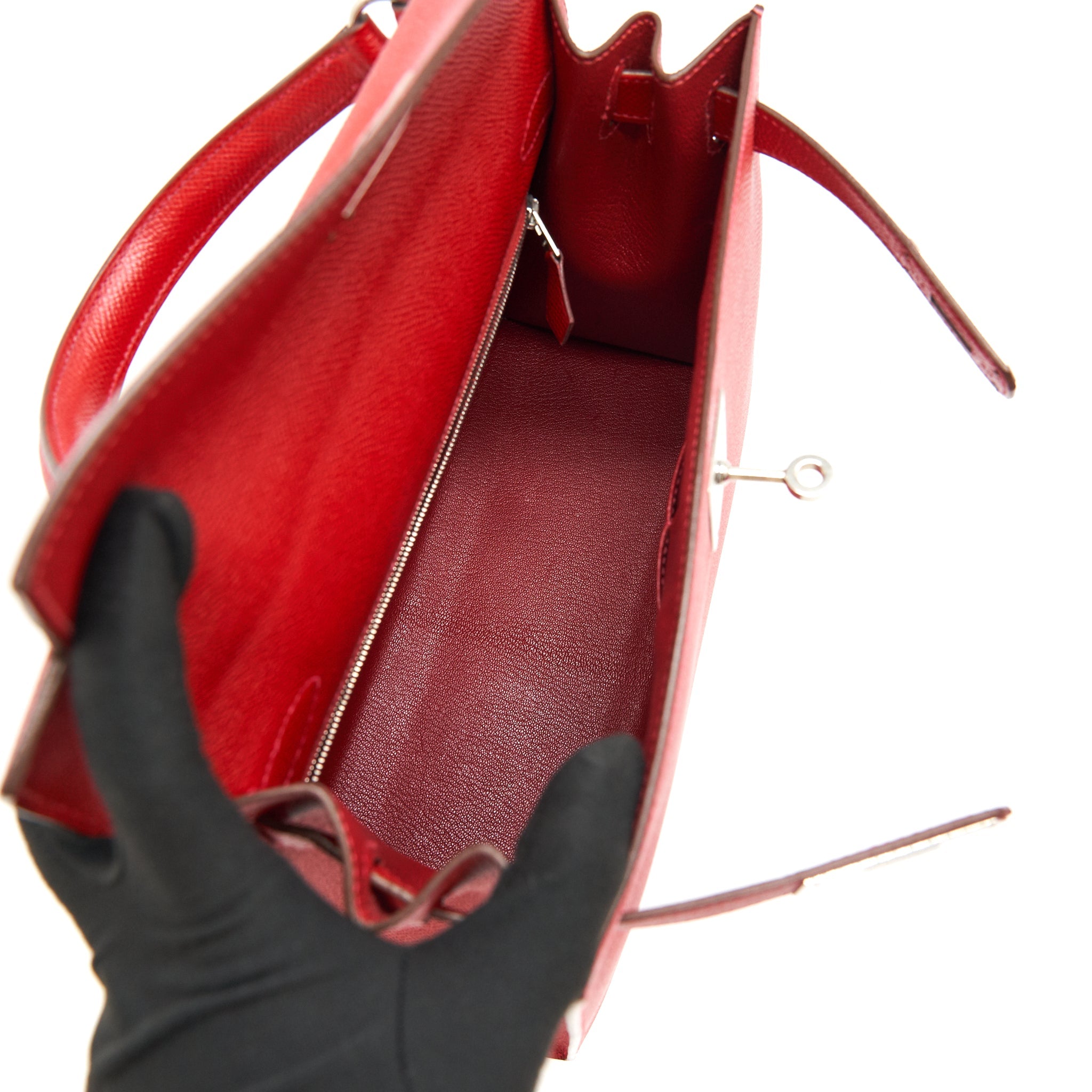 HERMES KELLY 28 Q5 ROUGE CASAQUE SHW