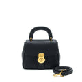 BURBERRY SMALL DK88 TOP HANDLE BAG BLACK