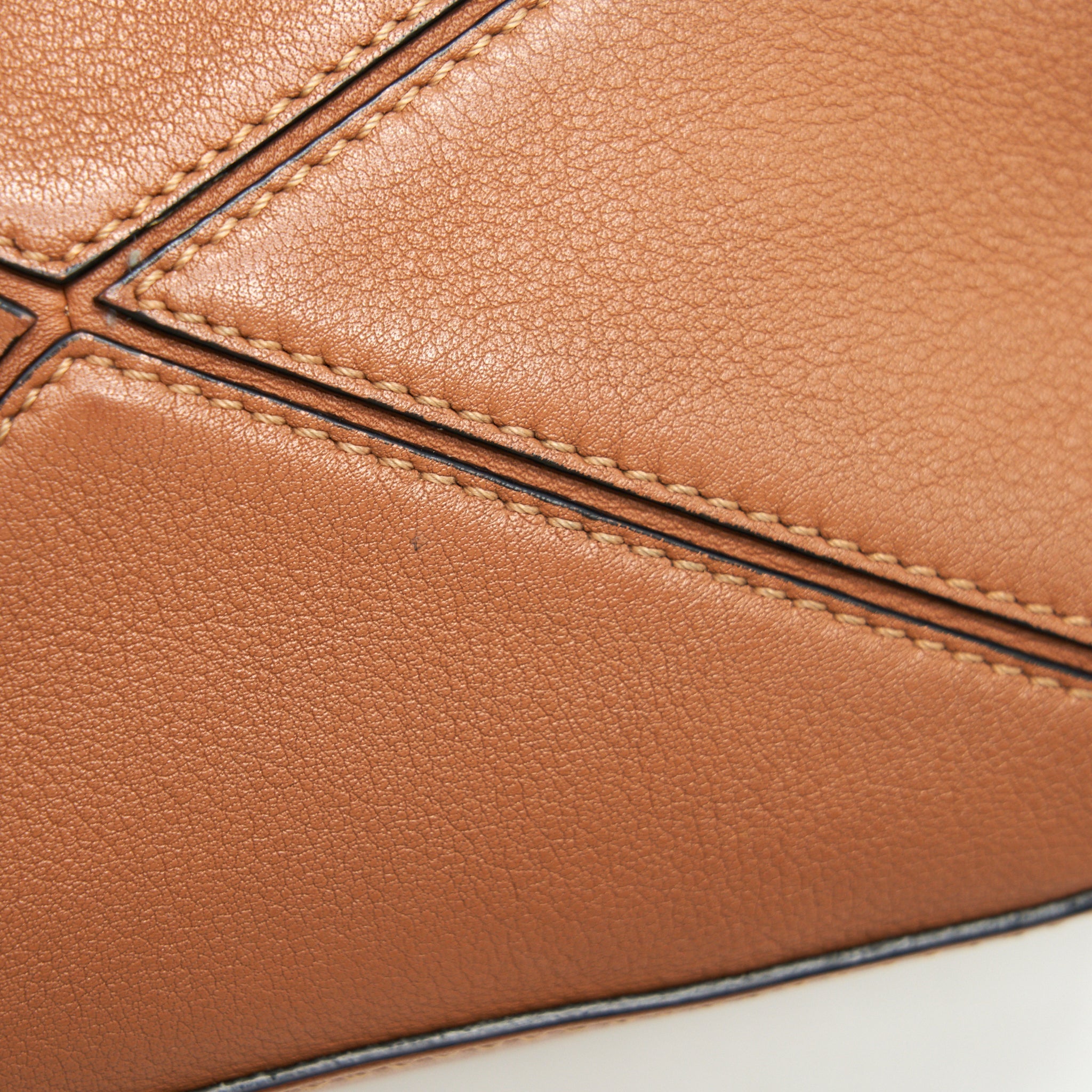 LOEWE MINI PUZZLE BAG IN TAN
