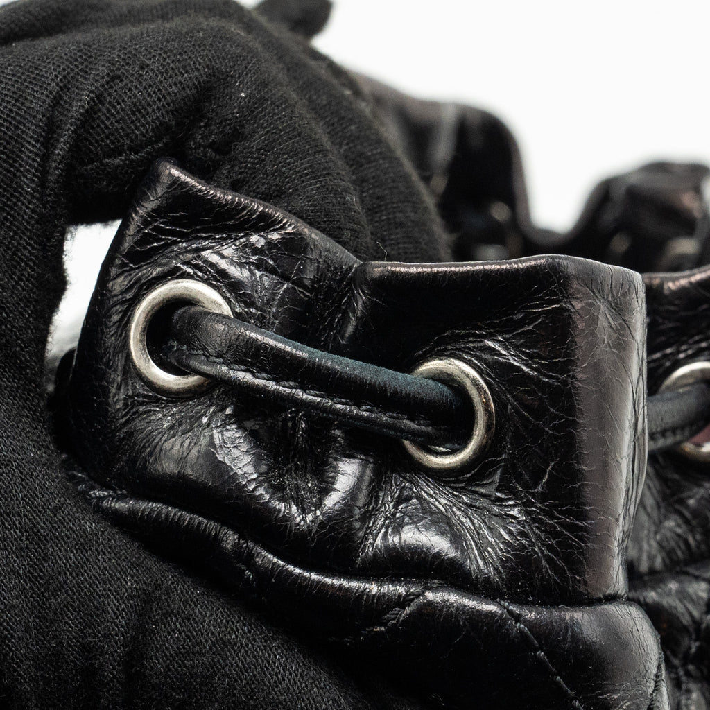 CHANEL MOUNTAIN BACKPACK QUILTED CALFSKIN BLACK RUTHENIUM HARDWARE