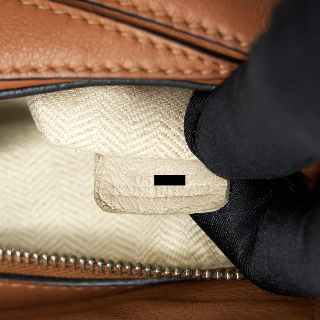 LOEWE MINI PUZZLE BAG IN TAN