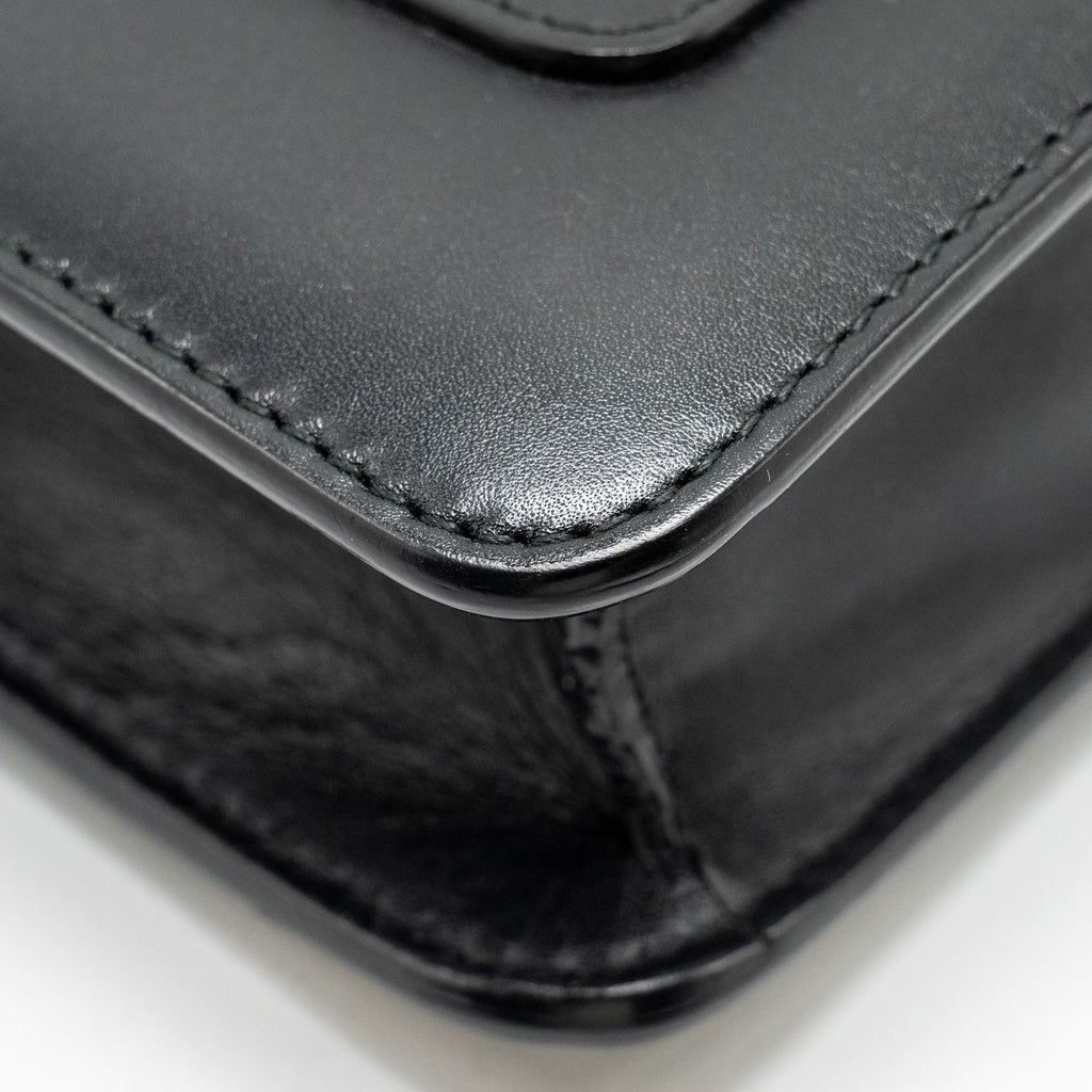 BVLGARI SERPENTI FOREVER CROSSBODY BAG CALFSKIN BLACK LGHW