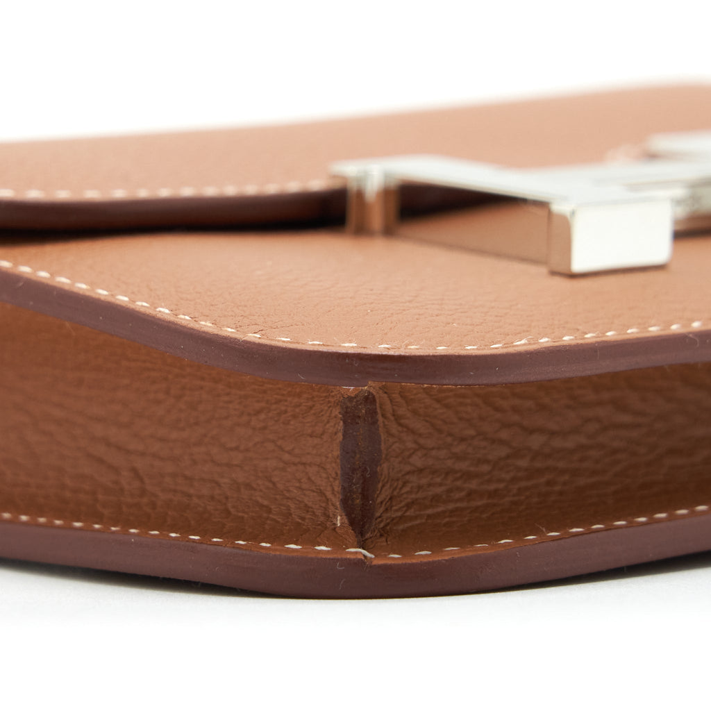 HERMES CONSTANCE SLIM EVERCOLOR GOLD SHW