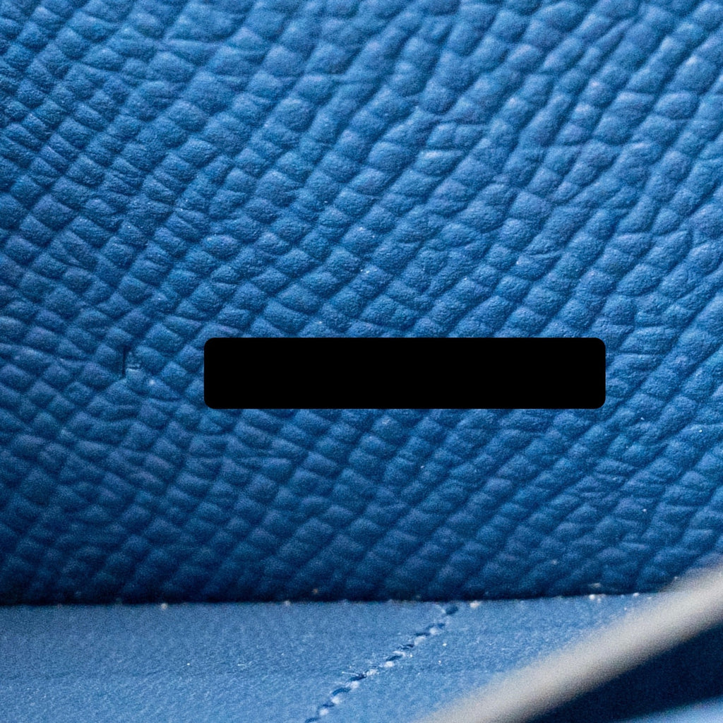HERMES KELLY LONG WALLET EPSOM DARK BLUE GHW