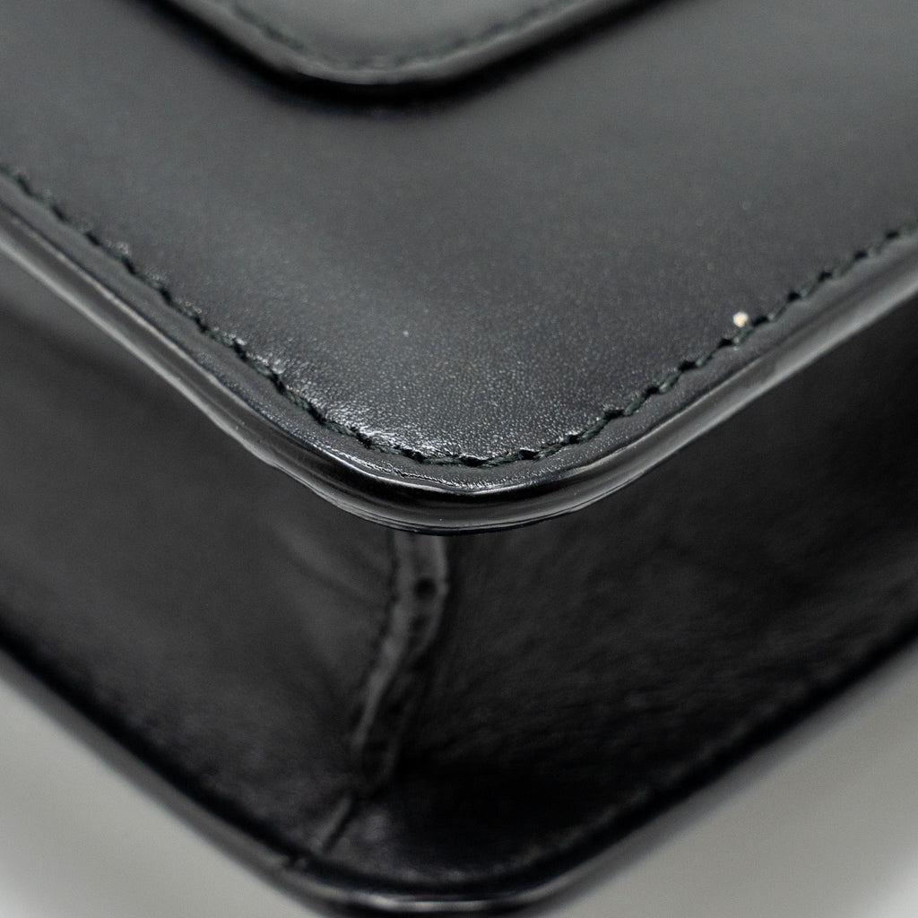BVLGARI SERPENTI FOREVER CROSSBODY BAG CALFSKIN BLACK LGHW