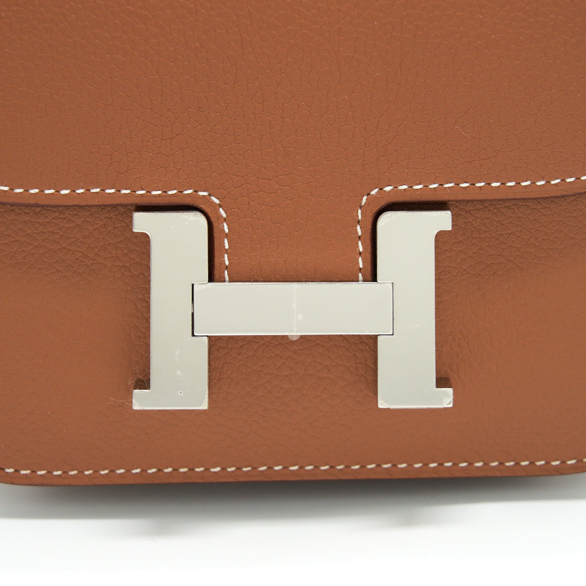 HERMES CONSTANCE SLIM EVERCOLOR GOLD SHW