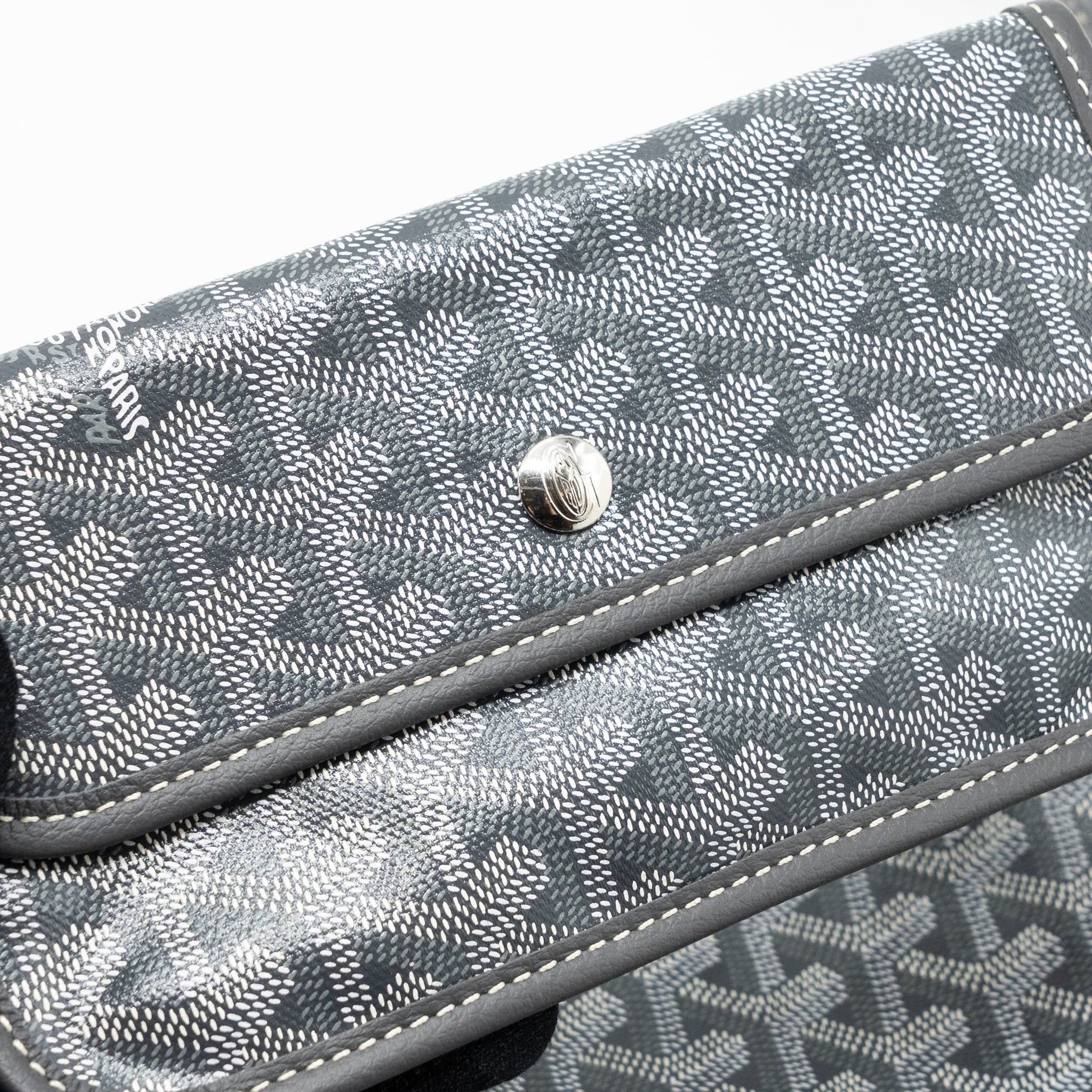GOYARD BOHEME HOBO PM GOYARDINE CANVAS GRIS SHW