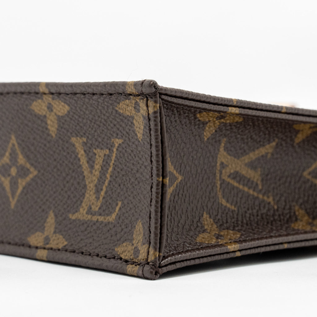 LOUIS VUITTON PETIT SAC PLAT MONOGRAM CANVAS GHW