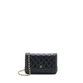 CHANEL CLASSIC WALLET ON CHAIN CAVIAR BLACK GHW
