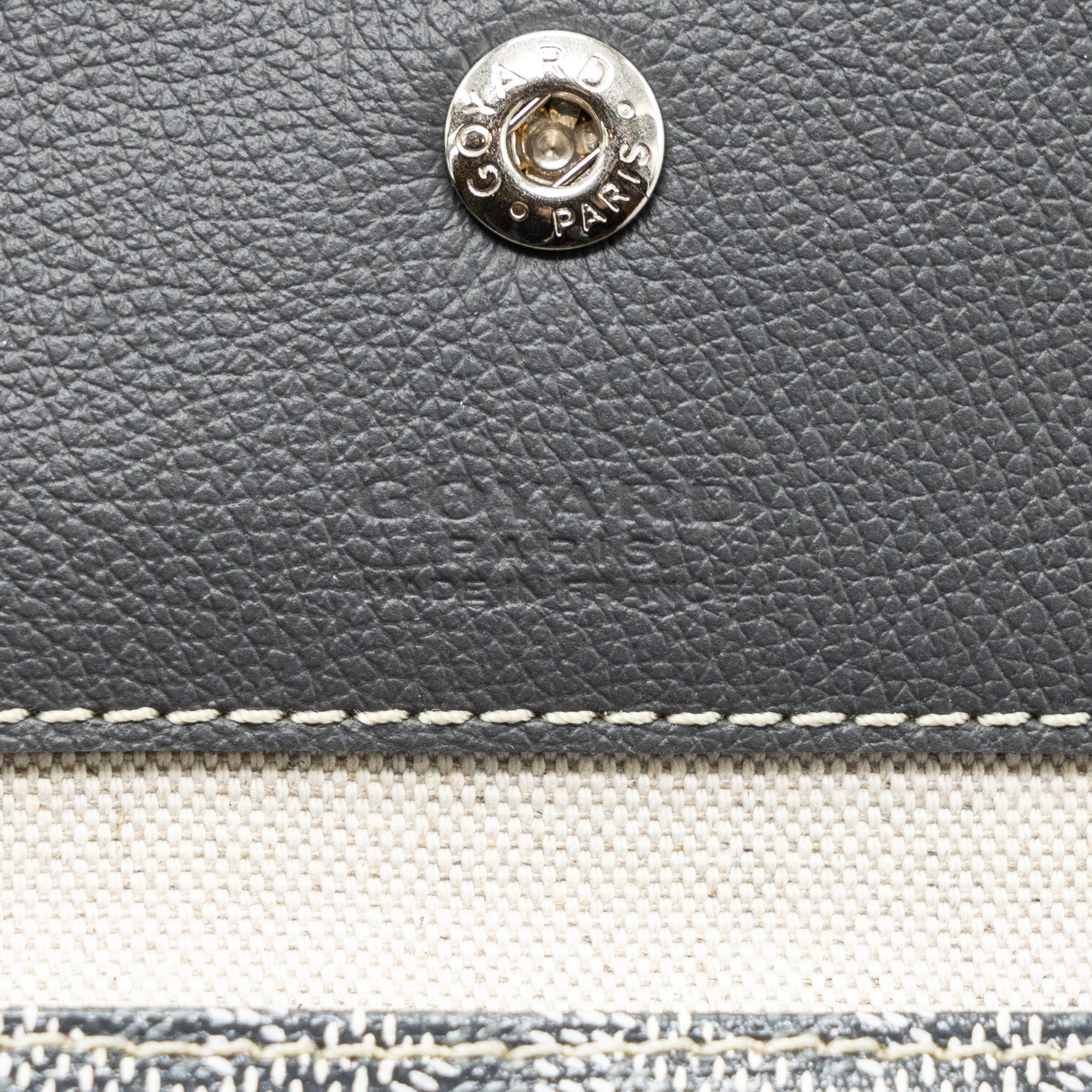 GOYARD BOHEME HOBO PM GOYARDINE CANVAS GRIS SHW