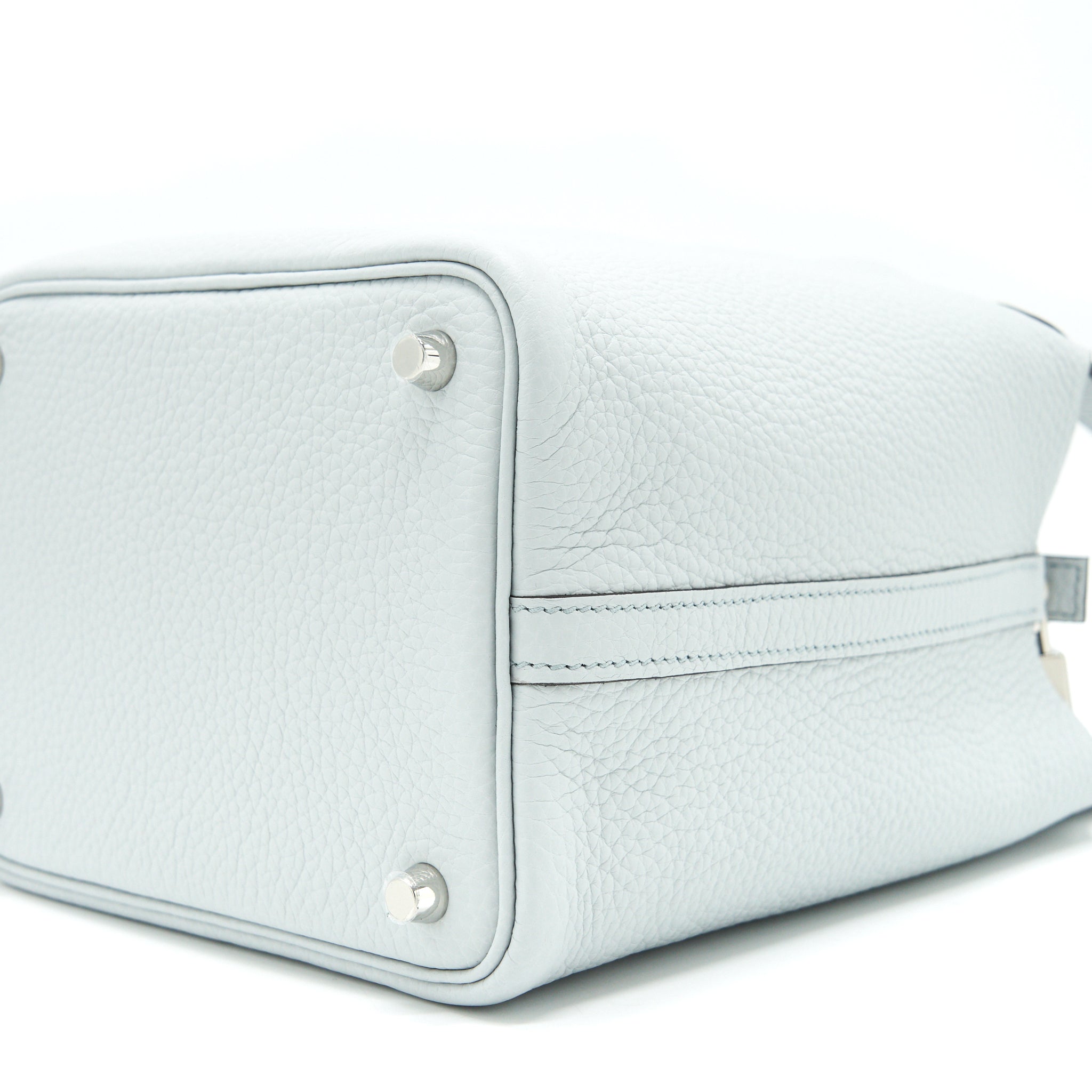 HERMES PICOTIN 18 LOCK BAG 08 BLUE PALE SHW