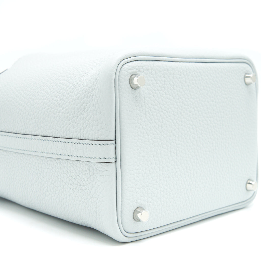 HERMES PICOTIN 18 LOCK BAG 08 BLUE PALE SHW