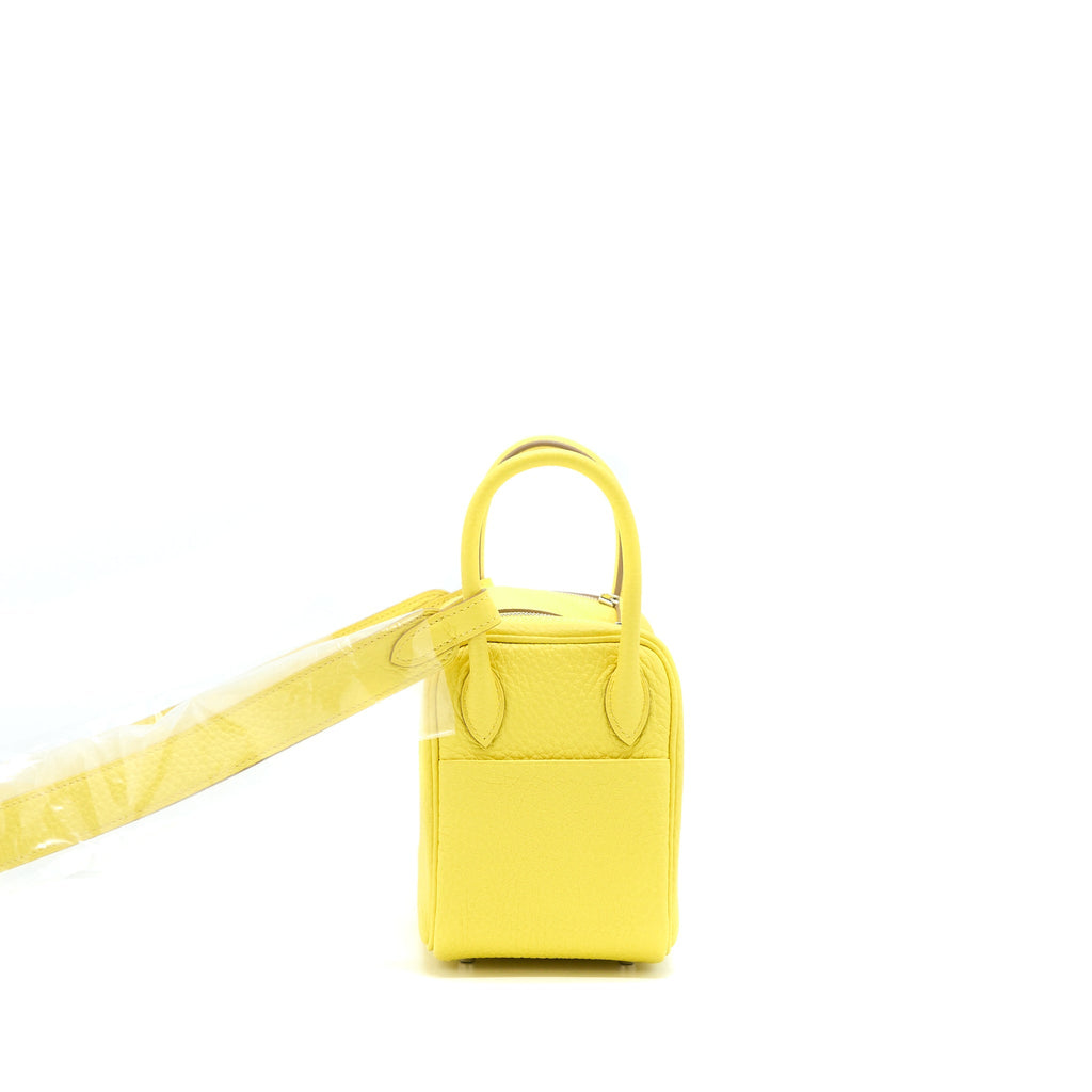HERMES MINI LINDY CLEMENCE 9R LIME SHW