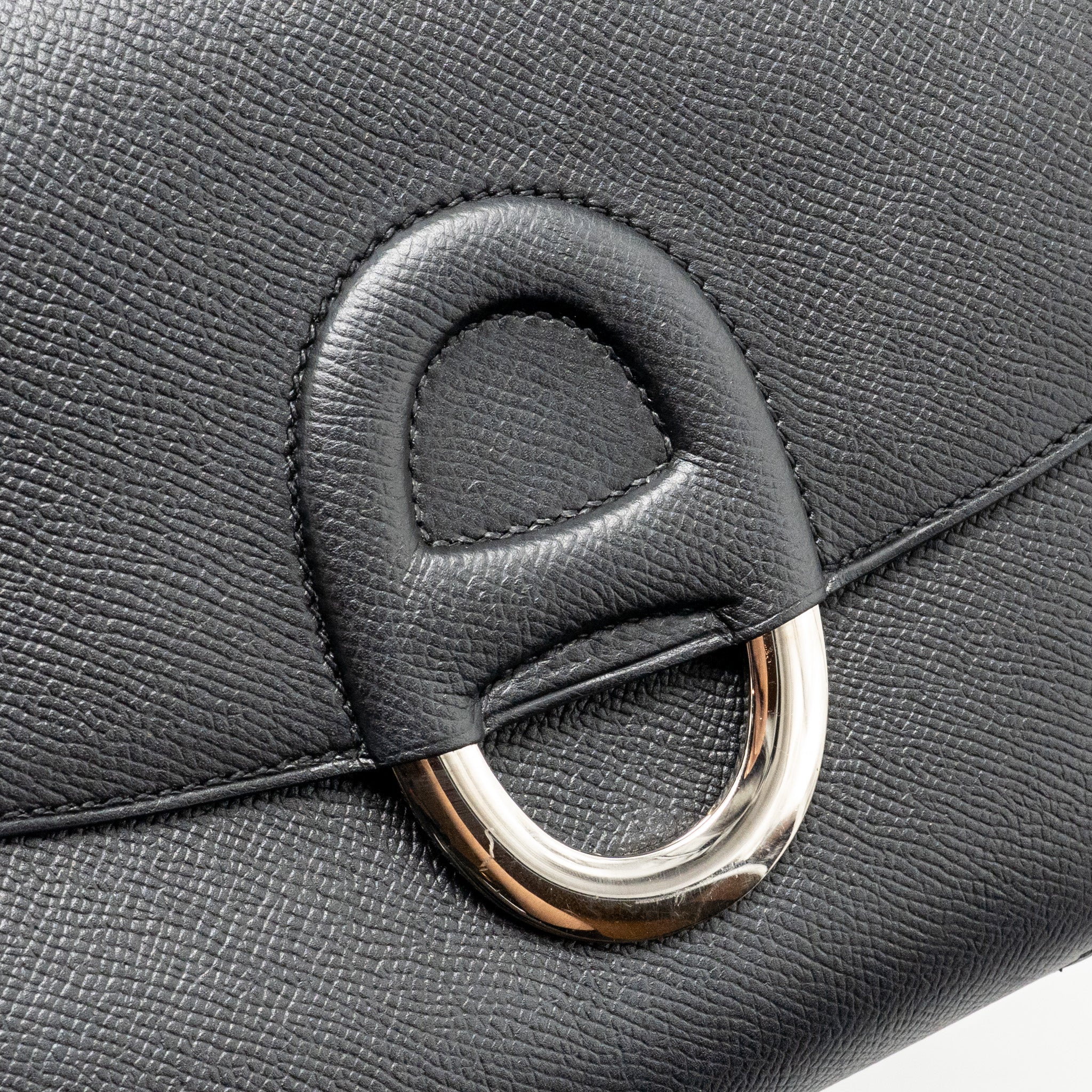 HERMES CHERCHE-MIDI SHOULDER BAG EPSOM BLACK SHW