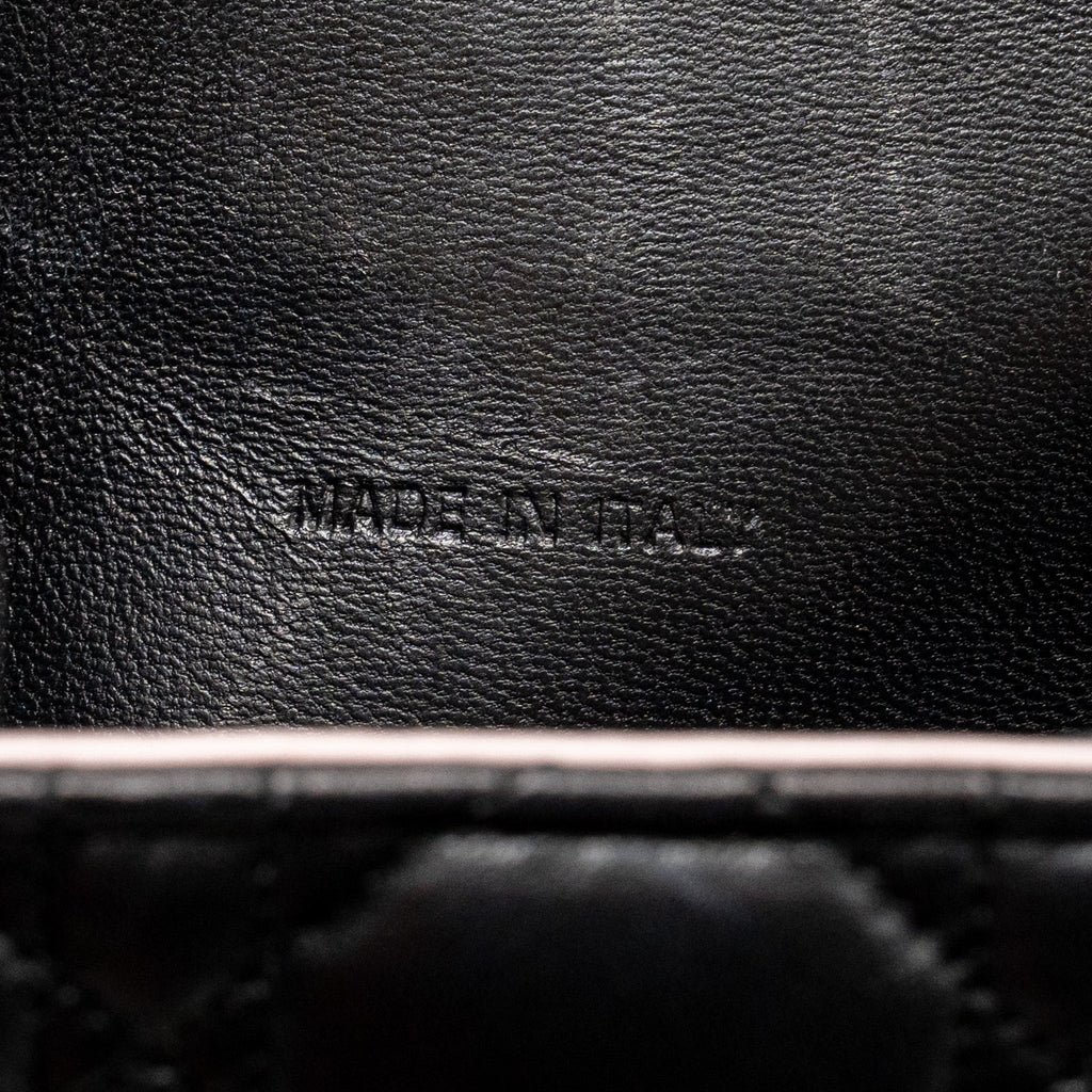 DIOR MISS DIOR FLAP BAG LAMBSKIN BLACK LGHW