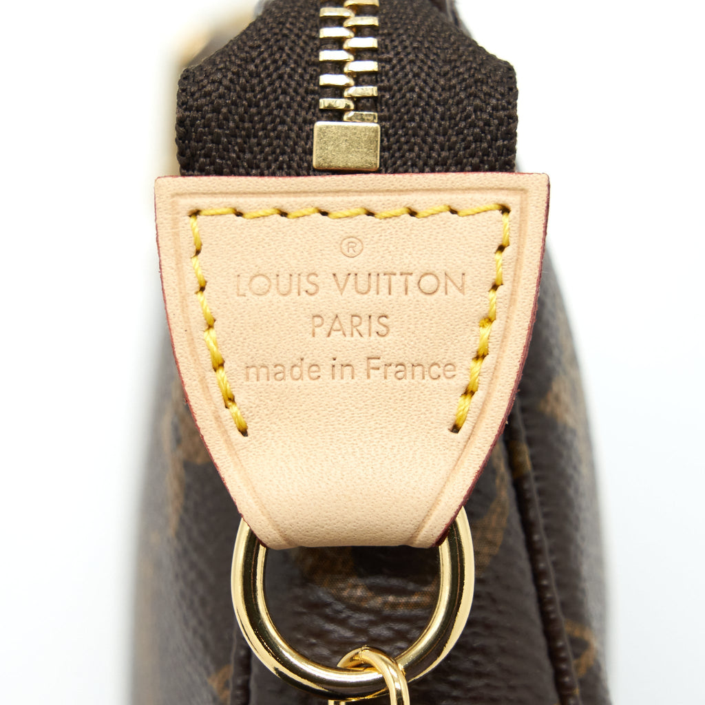 LOUIS VUITTON MINI POCHETTE ACCESSORIES MONOGRAM CANVAS GHW