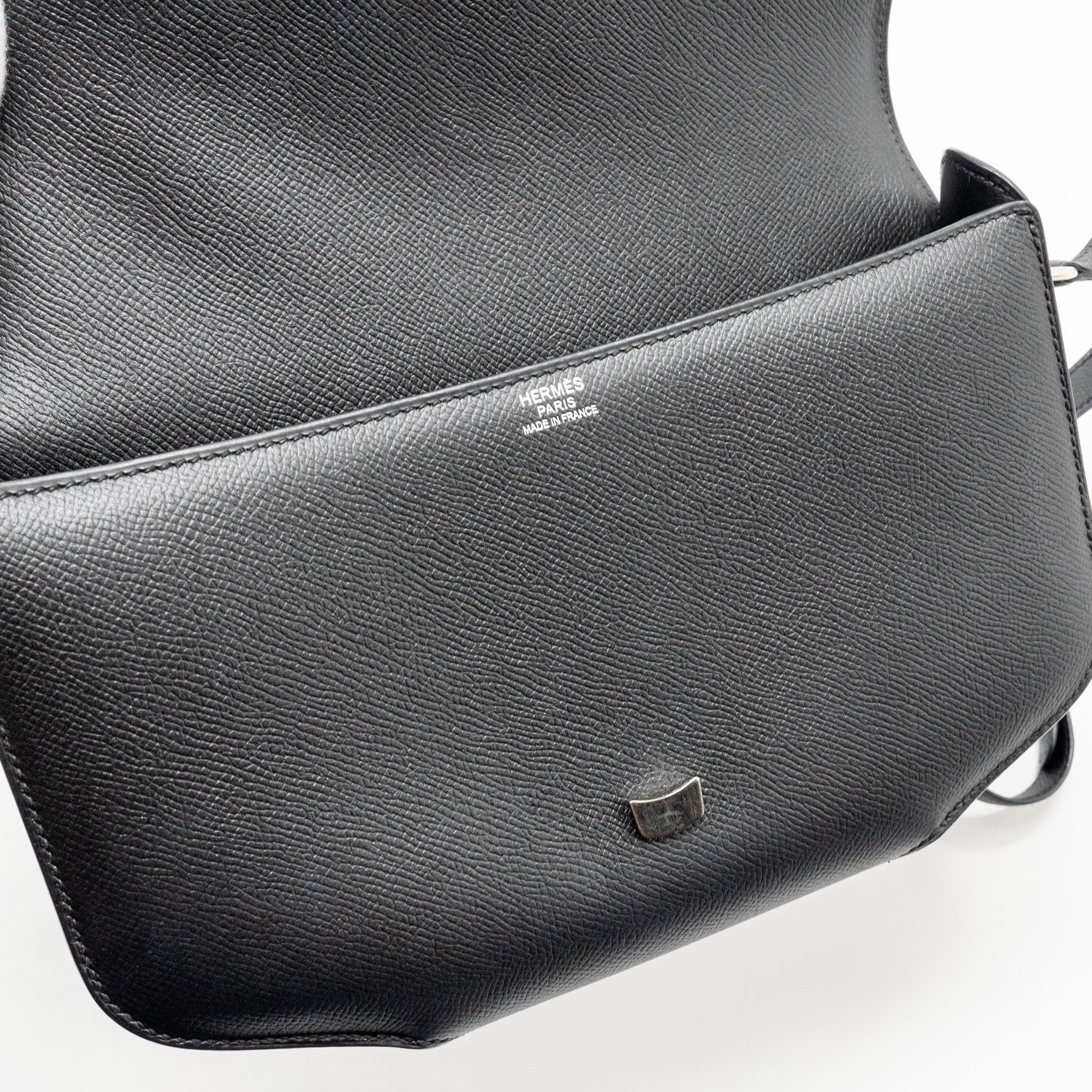 HERMES CHERCHE-MIDI SHOULDER BAG EPSOM BLACK SHW