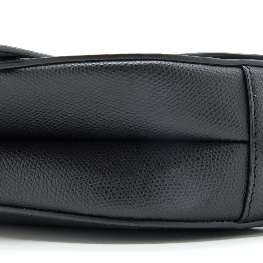 DIOR MEDIUM SADDLE BAG GRAINED CALFSKIN BLACK GHW