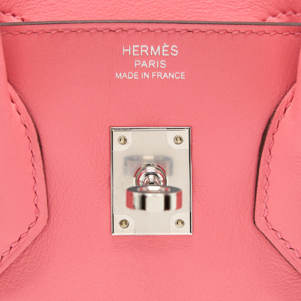 HERMES BIRKIN 25 SWIFT K4 ROSE ETE SHW