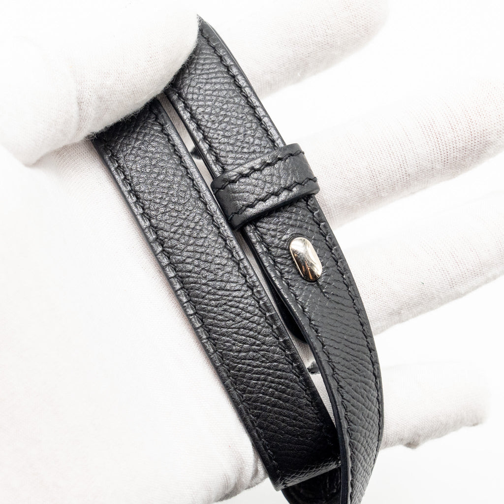 HERMES CHERCHE-MIDI SHOULDER BAG EPSOM BLACK SHW