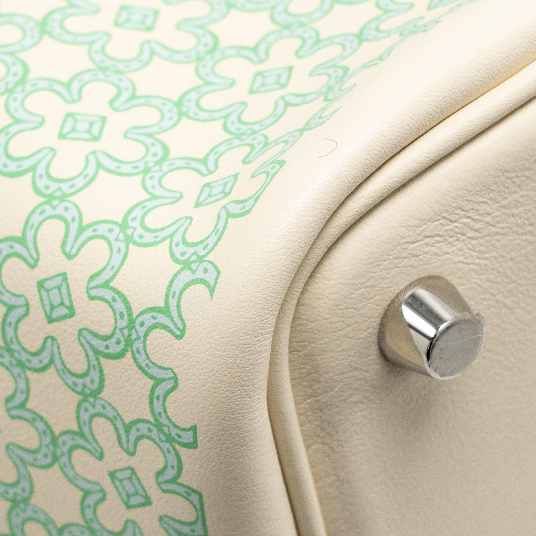 HERMES LUCKY DAISY PICOTIN 18 LOCK BAG SWIFT NATA/VERT/BLANC SHW