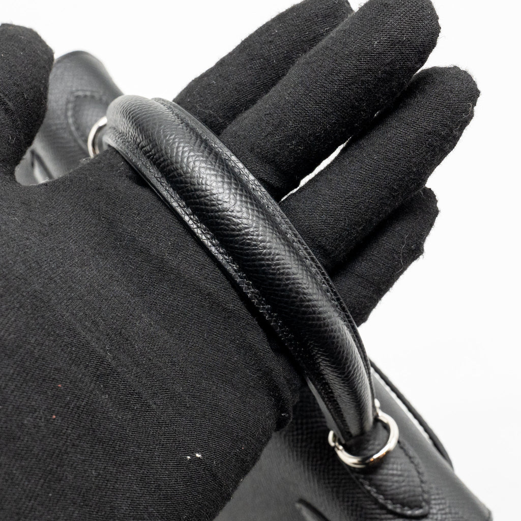 HERMES KELLY 25 EPSOM BLACK SHW