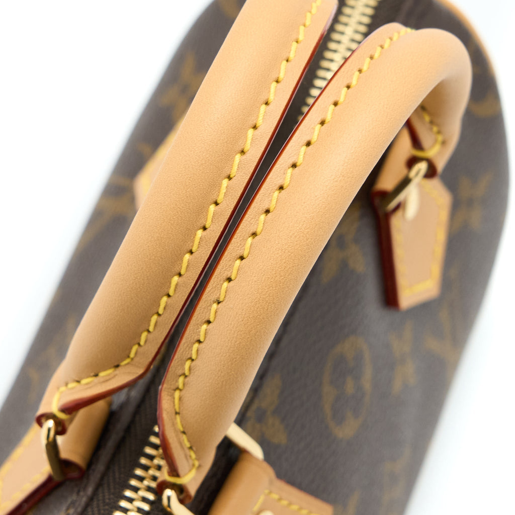 LOUIS VUITTON NANO SPEEDY MONOGRAM CANVAS GHW (NEW VERSION)