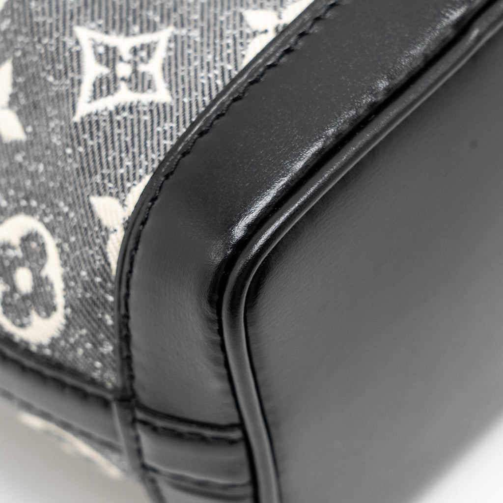 LOUIS VUITTON NANO NOE JACQUARD DENIM BLACK / MULTICOLOR SHW