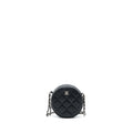 CHANEL ROUND CLUTCH WITH CHAIN LAMBSKIN BLACK SHW
