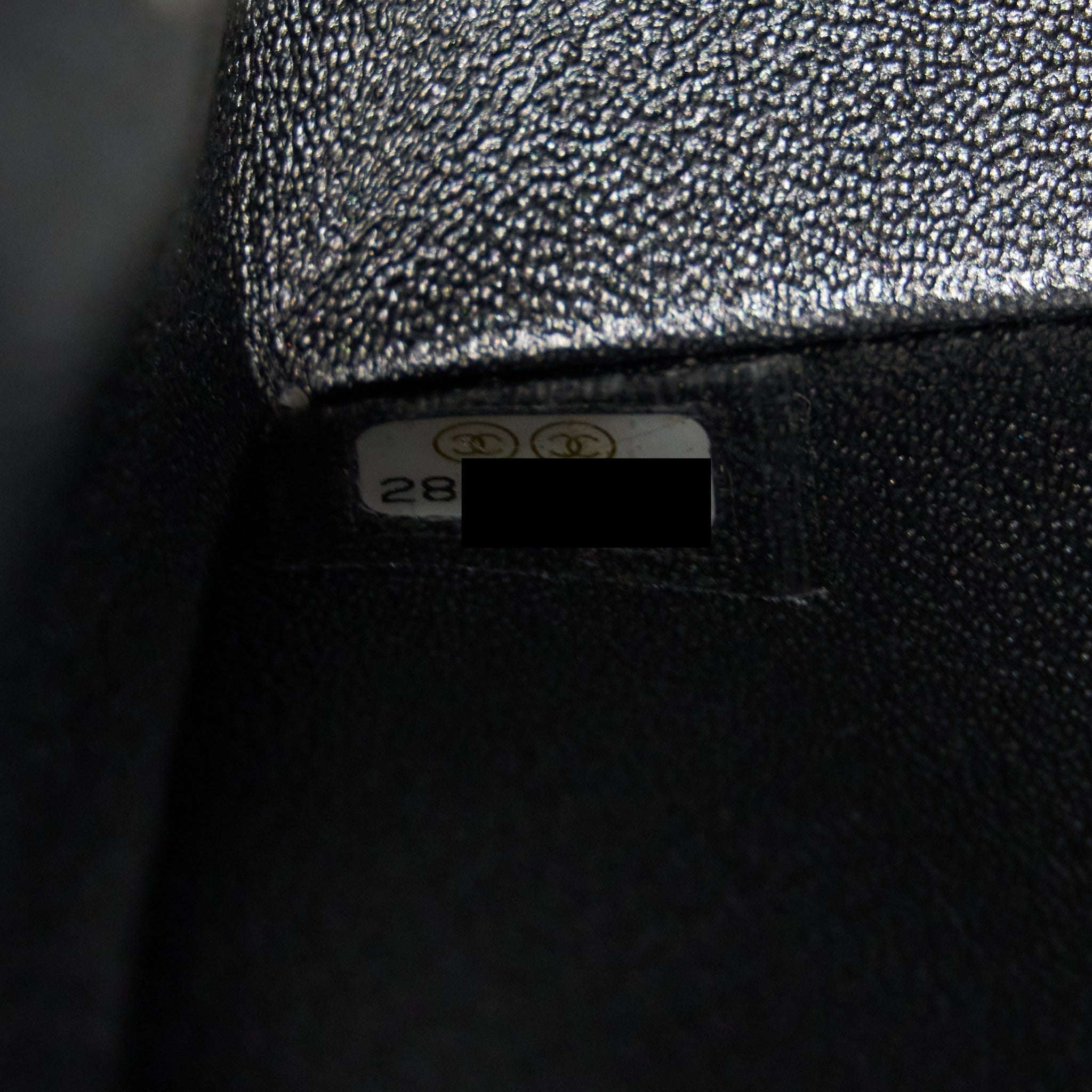 CHANEL MINI 2.55 REISSUE FLAP BAG GOATSKIN DARK GREY RUTHENIUM HARDWARE
