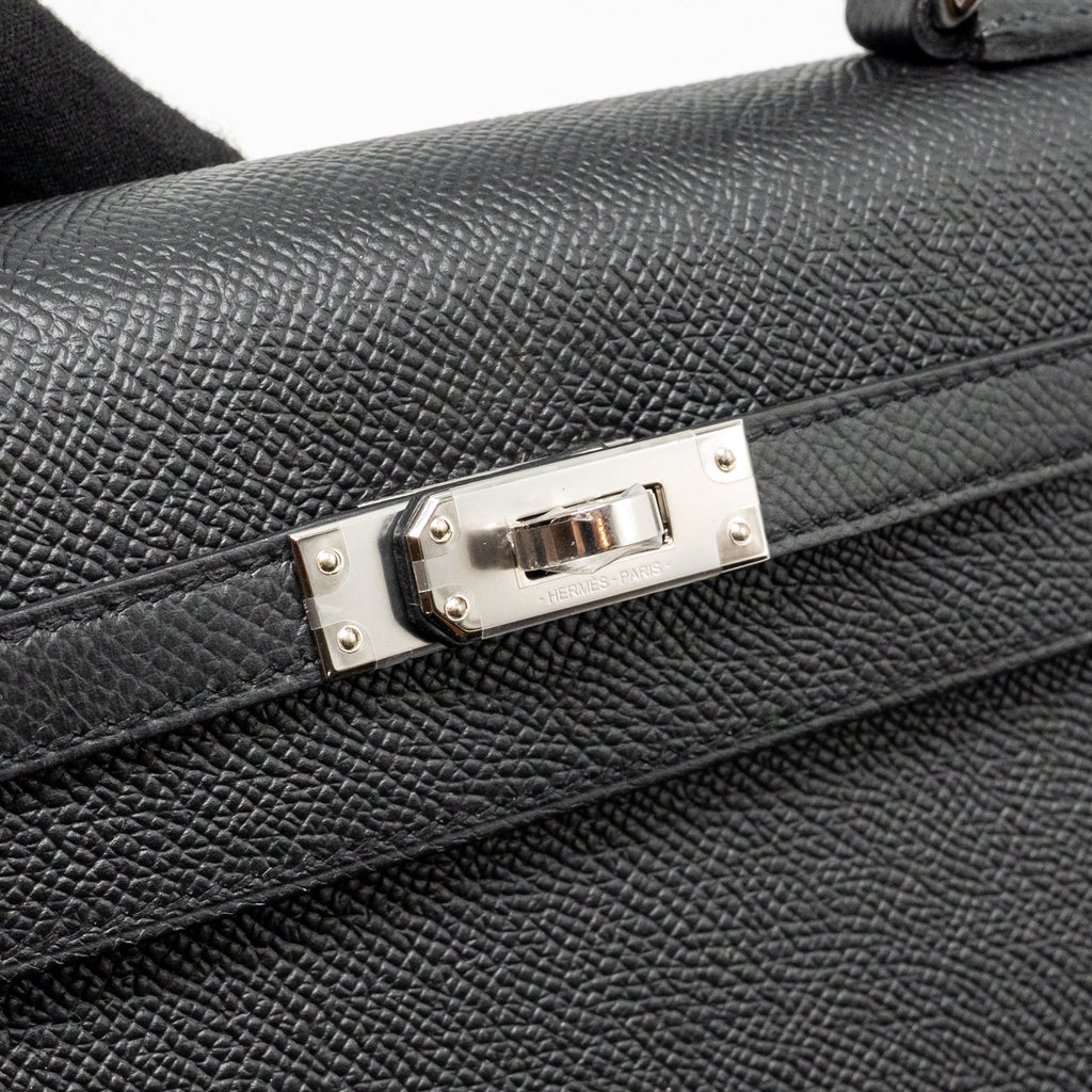 HERMES KELLY 25 EPSOM BLACK SHW