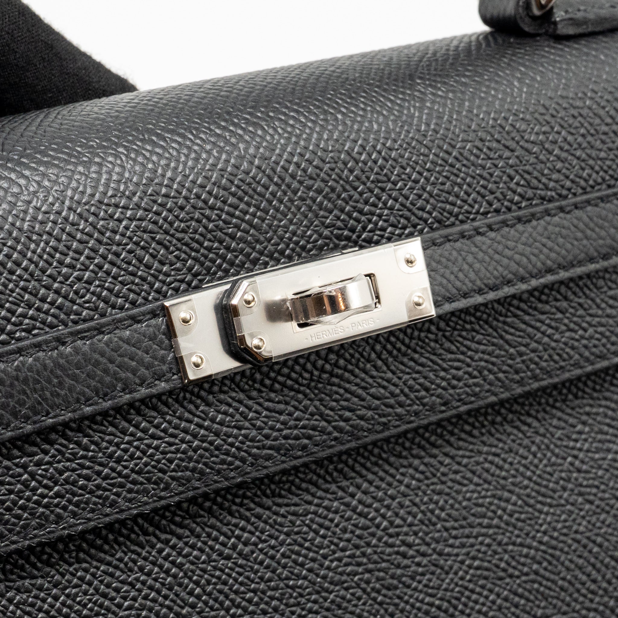 HERMES KELLY 25 EPSOM BLACK SHW