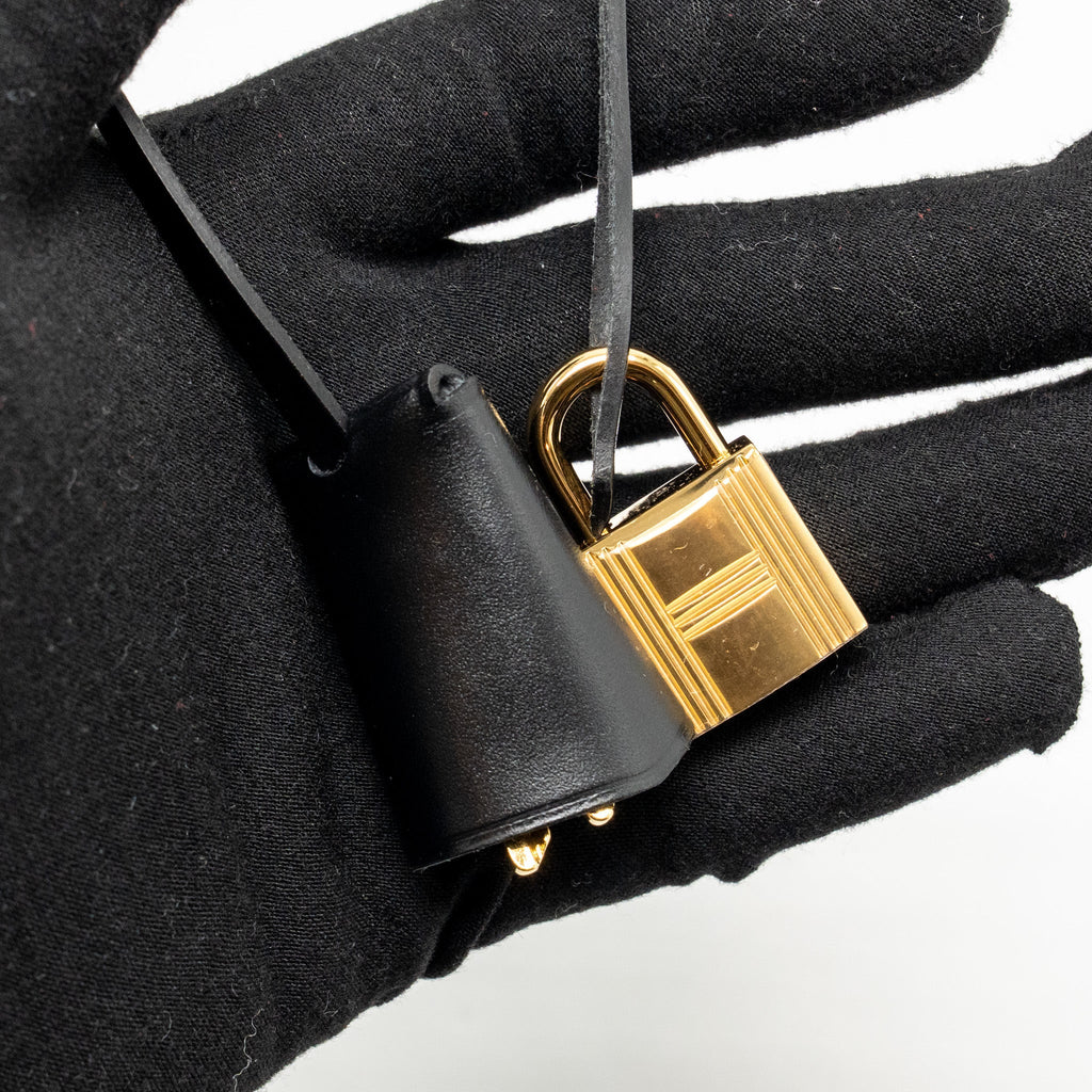 HERMES HERBAG 31 ZIP BAG CANVAS/ CACHE HUNTER LEATHER BLACK GHW