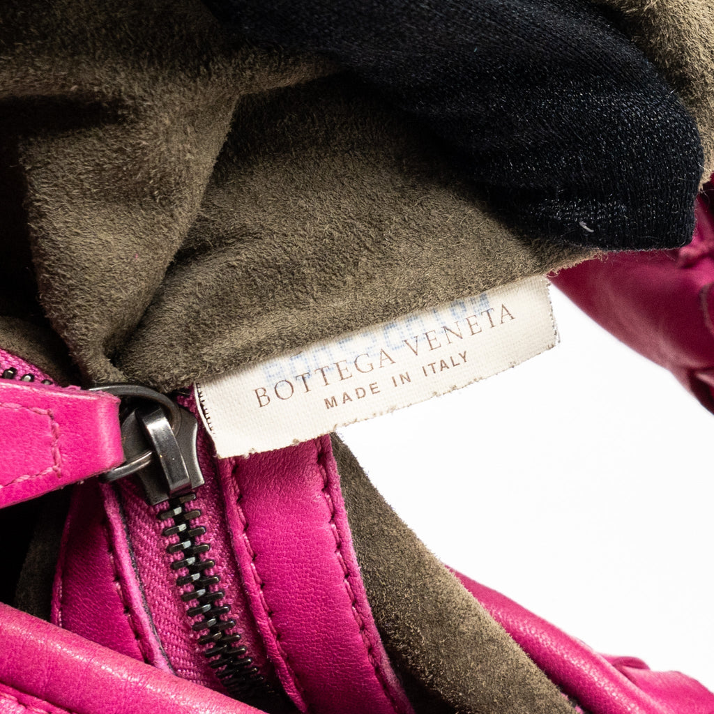 BOTTEGA VENETA INTRECCIATO LARGE SHOULDER BAG NAPPA PINK SHW