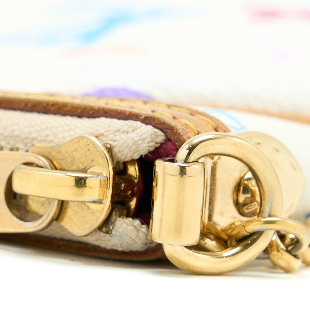 LOUIS VUITTON MILLA POUCH MONOGRAM CANVAS MULTICOLOUR GHW