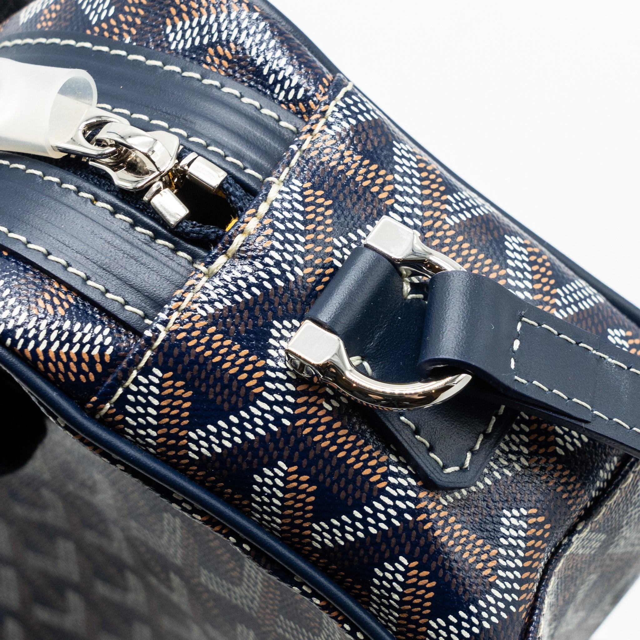 GOYARD CAP VERT PM LIMITED EDITION GOYARDLINE CANVAS BLUE/MULTICOLOUR SHW