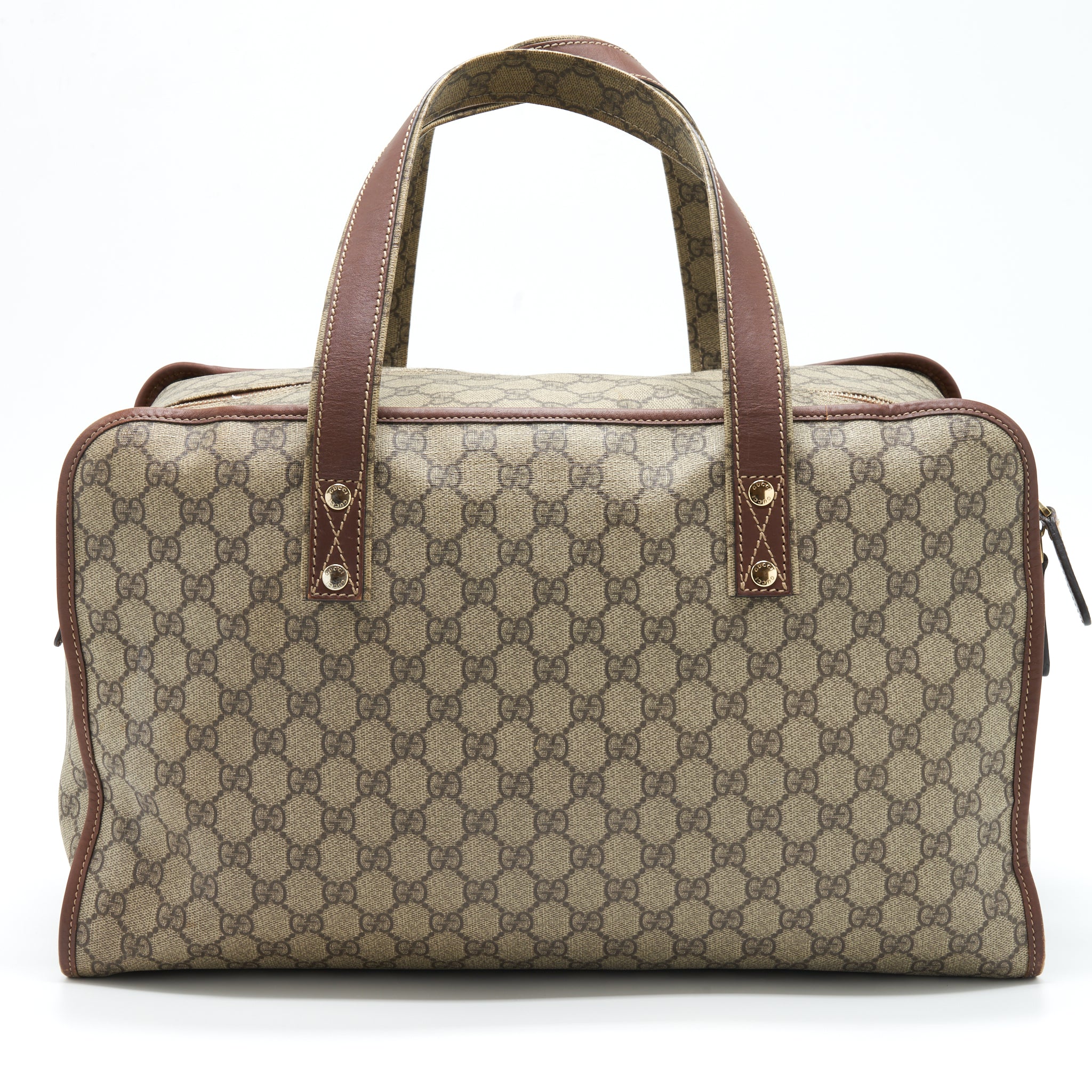 GUCCI TOTE BAG GG SUPREME BEIGE/MULTICOLOUR GHW
