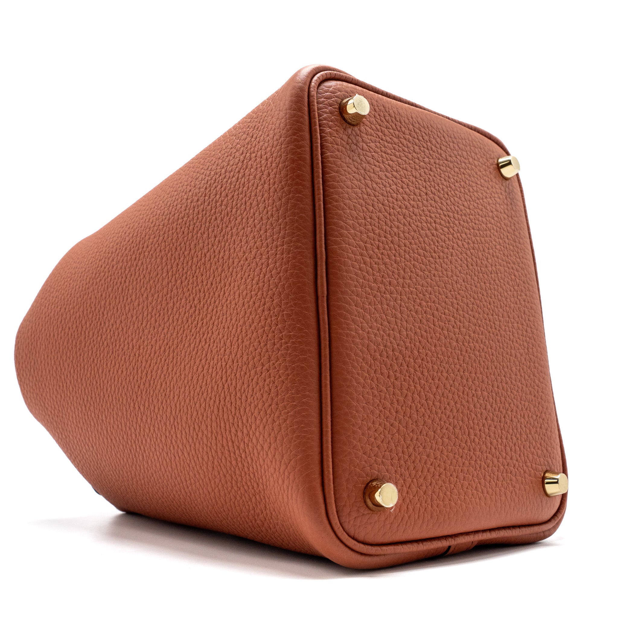 HERMES PICOTIN 18 LOCK BAG CLEMENCE CUIVRE GHW