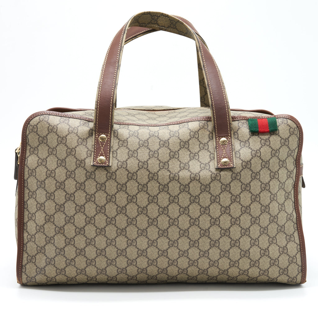 GUCCI TOTE BAG GG SUPREME BEIGE/MULTICOLOUR GHW