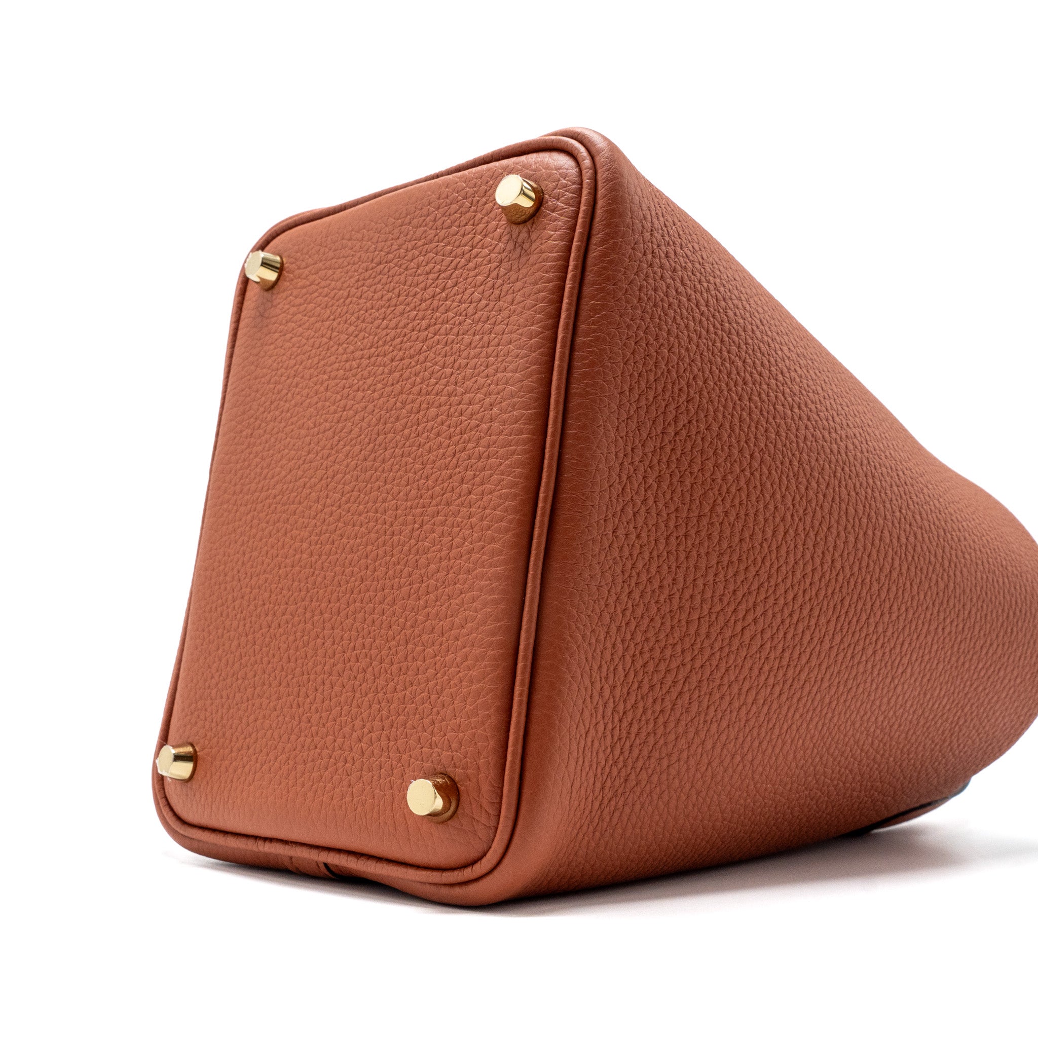 HERMES PICOTIN 18 LOCK BAG CLEMENCE CUIVRE GHW