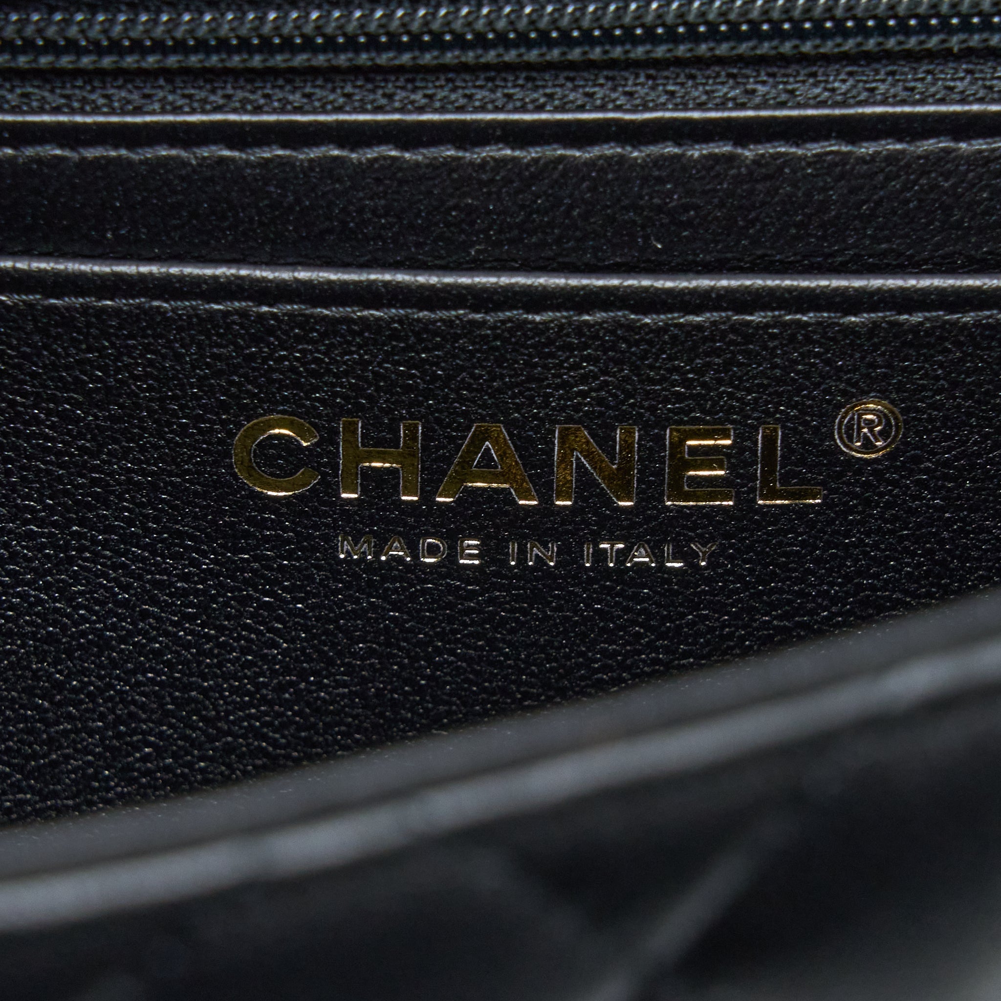 CHANEL TOP HANDLE MINI RECTANGULAR FLAP BAG LAMBSKIN BLACK LGHW (MICROCHIP)