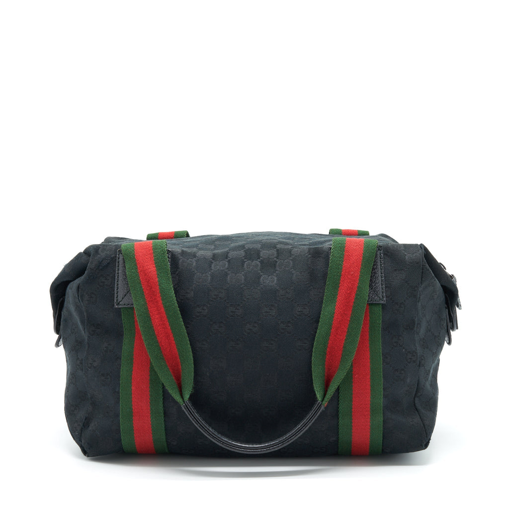 GUCCI TOTE FABRIC GG SUPREME BLACK