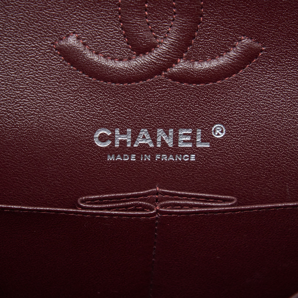 CHANEL SMALL CLASSIC DOUBLE FLAP BAG LAMBSKIN BLACK SHW