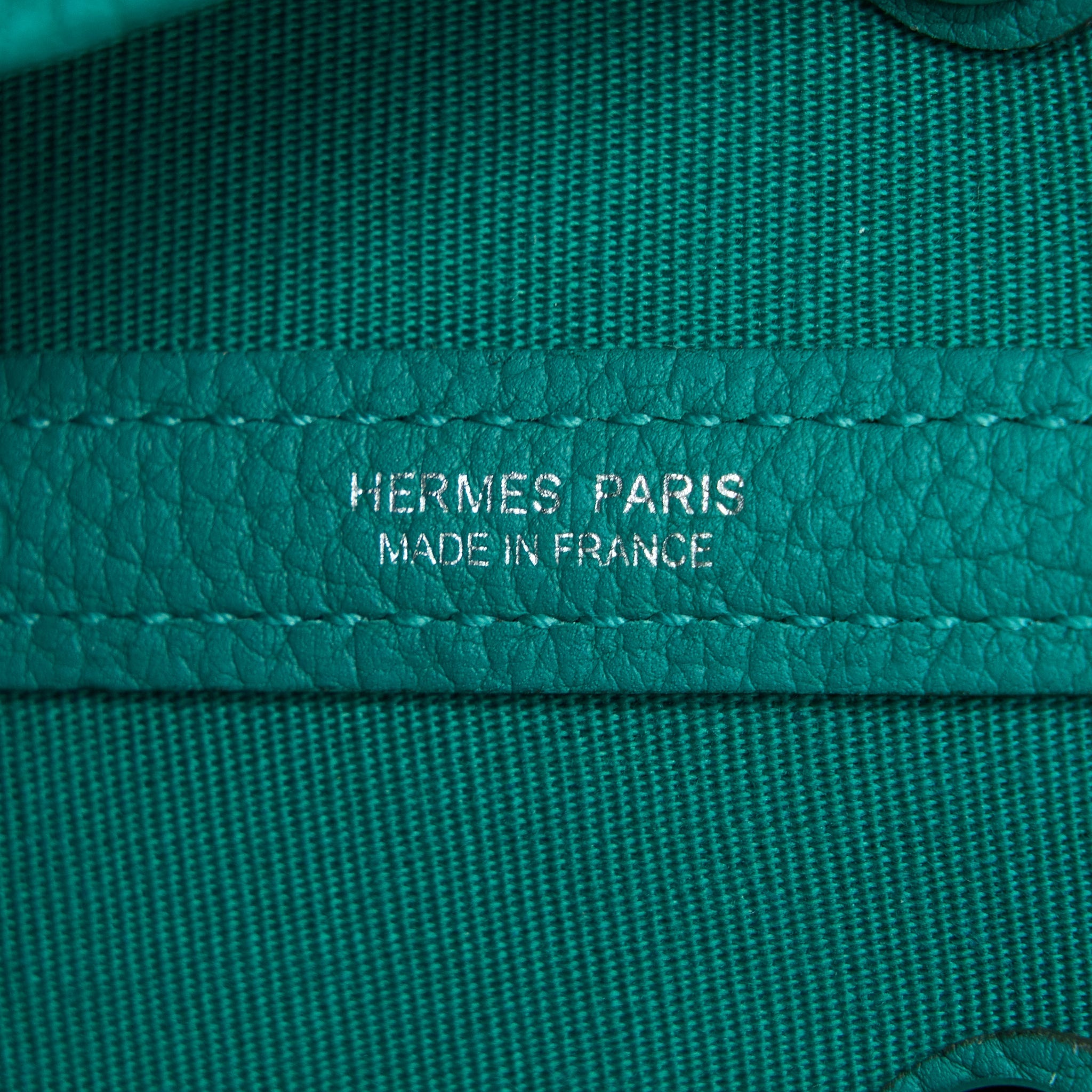 HERMES GARDEN PARTY 30 GREEN SHW