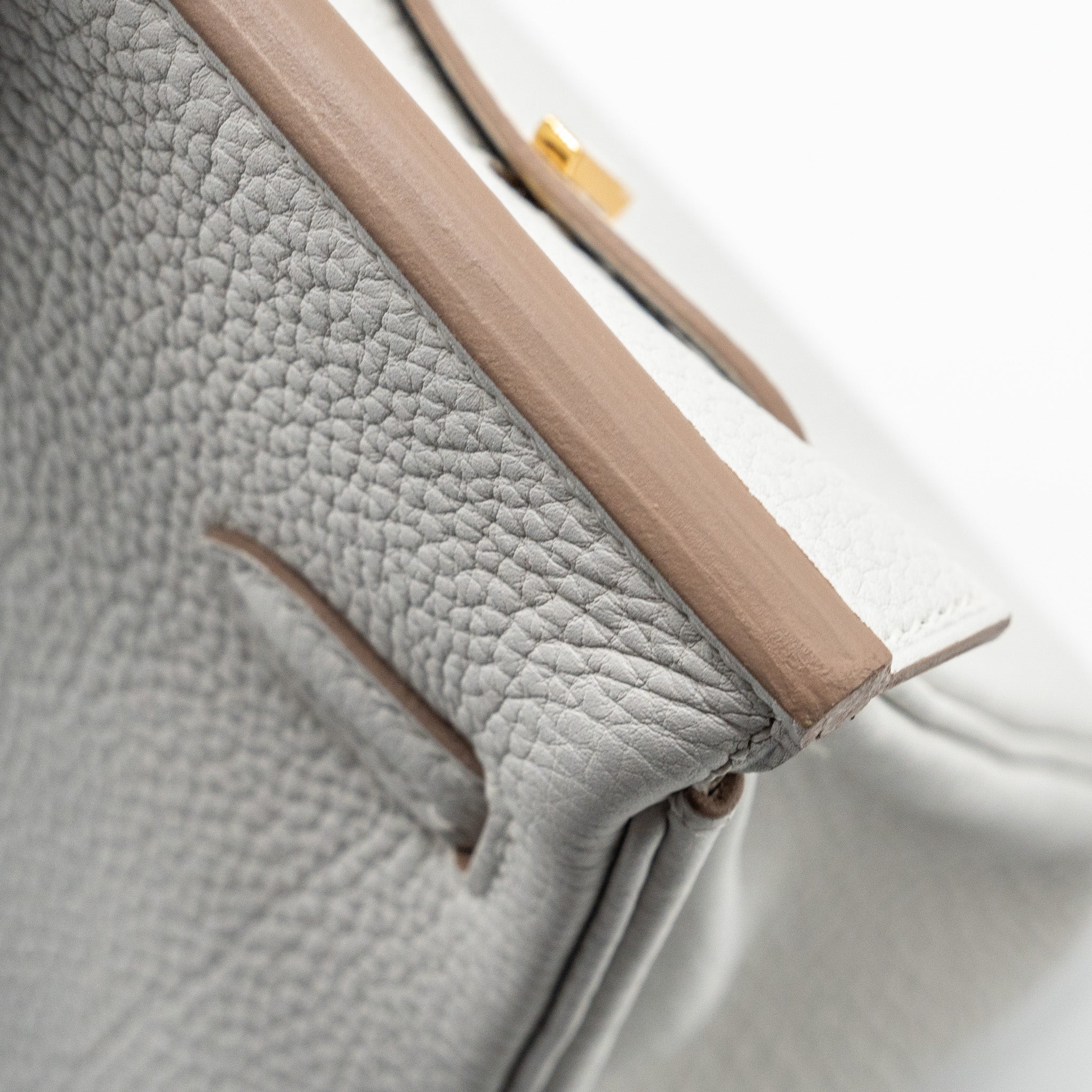 HERMES BIRKIN 25 TOGO M4 GRIS PALE GHW