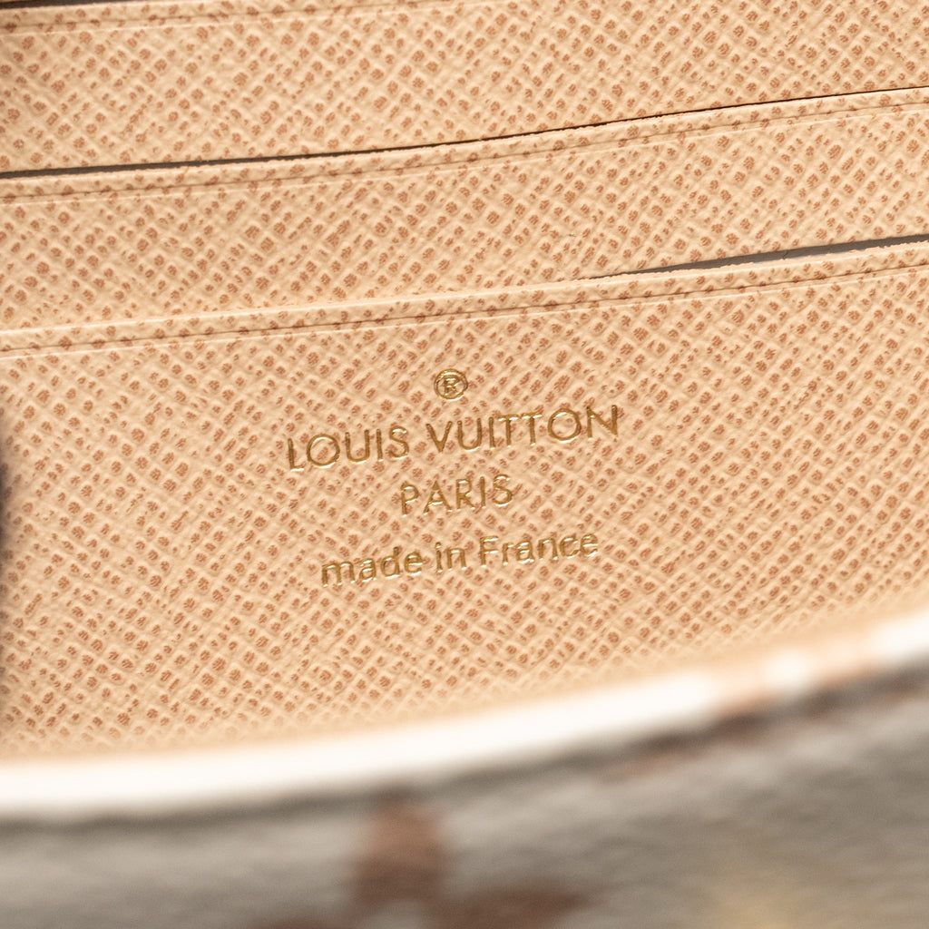 LOUIS VUITTON IVY WALLET ON CHAIN MONOGRAM DUNE CANVAS BEIGE/CREAM GHW